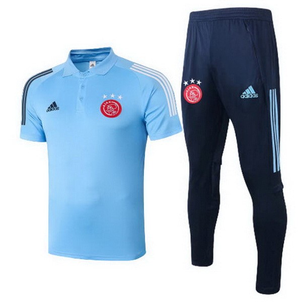 Polo Ajax Conjunto Completo 2020-2021 Azul